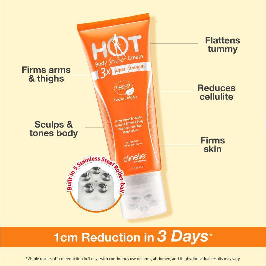 hot body shaper cream 170ml - Clinelle