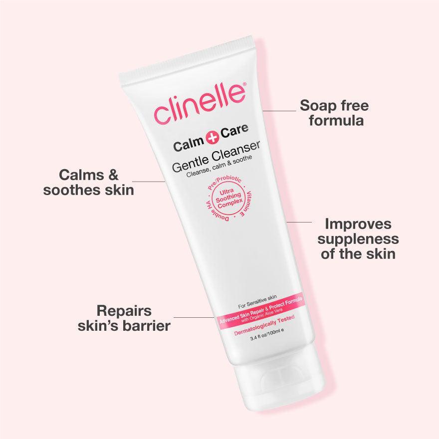 calm+care gentle cleanser 100ml - Clinelle