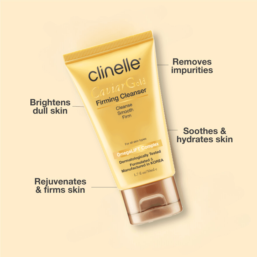 caviar gold firming cleanser 50ml - Clinelle
