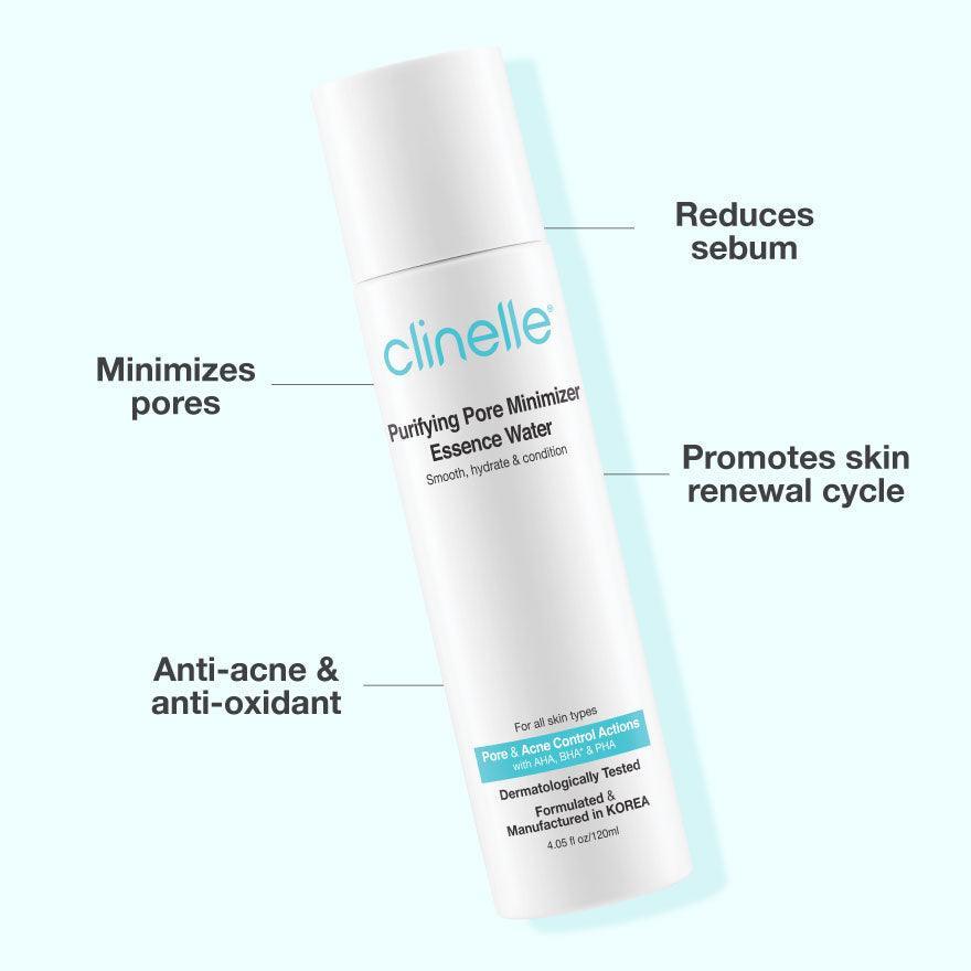 Clinelle Purifying Pore Minimizer Essence Water 120ml - Clinelle