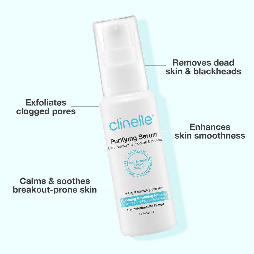 purifying serum 20ml twin pack - Clinelle