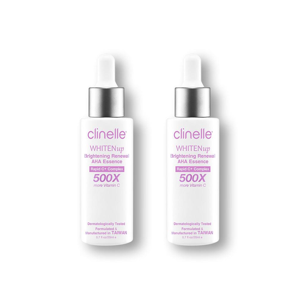 whitenup brightening AHA renewal essence 20ml twin pack - Clinelle