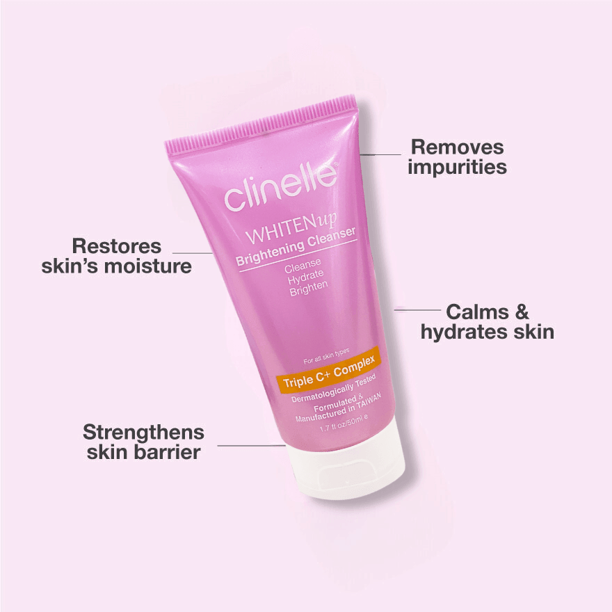 whitenup brightening cleanser 50ml - Clinelle