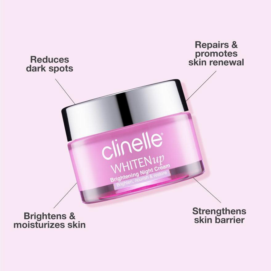 whitenup brightening night cream 40ml - Clinelle