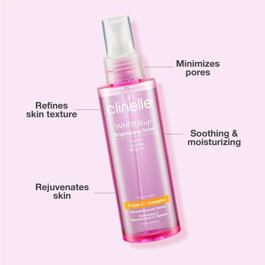 whitenup brightening toner 120ml twin pack - Clinelle