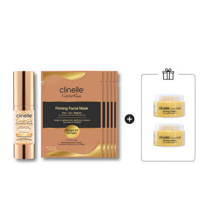 CaviarGold Firming Eye Serum & Mask Set