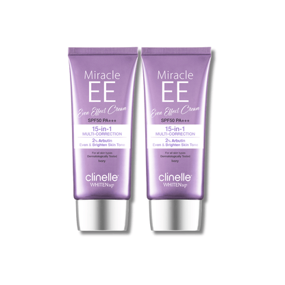 WhitenUp EE 均匀效果霜 SPF50 PA+++ 30ml 粉底液（象牙色）双包装