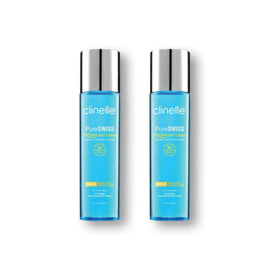 pureswiss hydracalm lotion 150ml twin pack - Clinelle