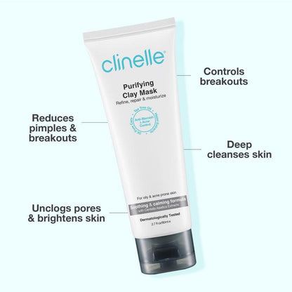 purifying clay mask 80ml - Clinelle