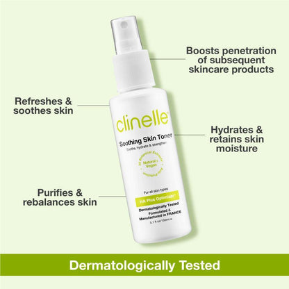 soothing skin toner 150ml twin pack - Clinelle
