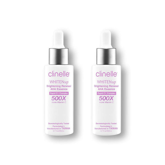 whitenup brightening AHA renewal essence 20ml twin pack - Clinelle