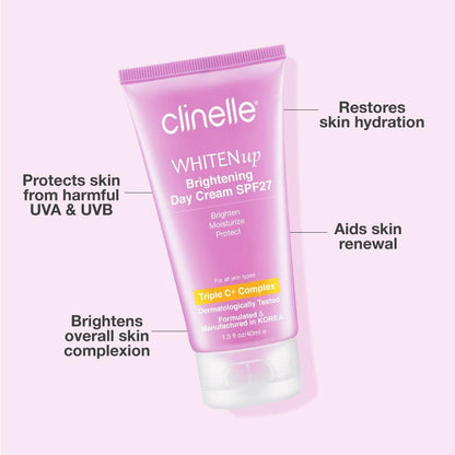 whitenup brightening day cream spf27 40ml - Clinelle