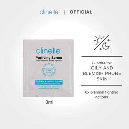 sample: purifying serum 3ml - Clinelle